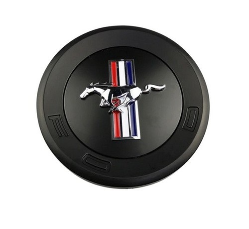 NEW Mustang GT DECAL BLACK TRUNK DECK LID EMBLEM BADGE FIT 5.9"/15cm - Picture 4 of 4