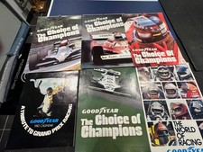Goodyear Formula 1 Calendars  1975 - 1999, 83 to 93 signed by Nigel Mansell.