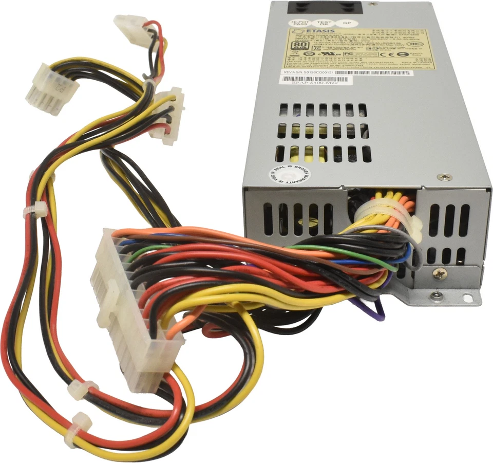 ETASIS EFAP-S400 Flex-ATX Netzeil / PSU 400W für Server 1U - Bild 3 von 4