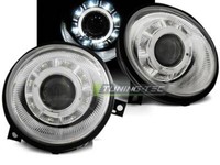 Scheinwerfer Paar VW Lupo 98-05 Daylight LED Chrom