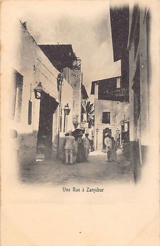 Tansania - Eine Straße von Sansibar - K. Choitra Laden - Publ. in Madagaskar - Bild 1 von 2