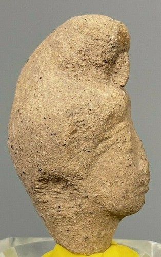 Fine Ancient Indonesia Majapahit terracotta head ca. 13th to 15th century AD F - Picture 4 of 12