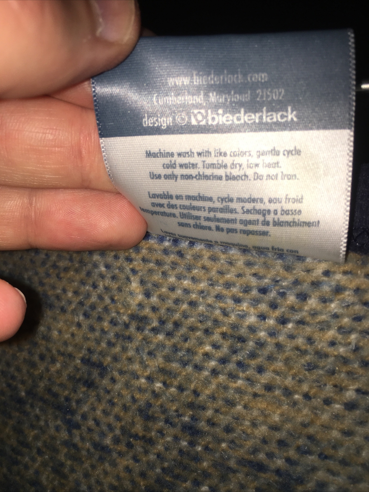 Orion Biederlack James Hautman Polar Bear & Cub Plush/Fleece Blanket 73x57 USA eBay