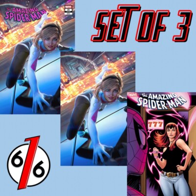    AMAZING SPIDER-MAN 25 TIAGO DA SILVA & MCGUINNESS 1:25 Ratio Variant Set