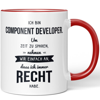 Ich bin Component Developer. Um Zeit zu sparen, nehmen wir an, dass 10006306133