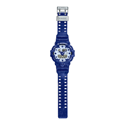 Casio G-Shock Blue and White Porcelain Steeled Men's Watch GA