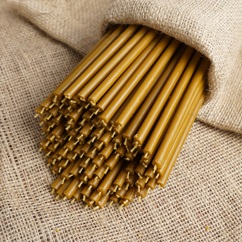 100% reine Bienenwachskerze, orthodoxe Bienenwachskerzen, hochwertige Ritualkerzen - Bild 1 von 6