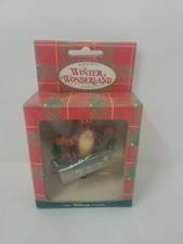 1996 Pooh's Winter Wonderland Christmas Ornament The Disney Store Tigger Rare