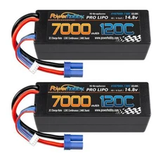 Powerhobby 4s 14.8V 7000MAH 120C Graphene Lipo Battery w EC5 Plug Hard Case (2)