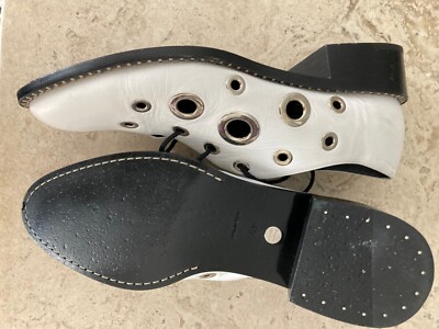 Proenza Schouler Italian White Lace-Up Shoe w/ Grommets' 40