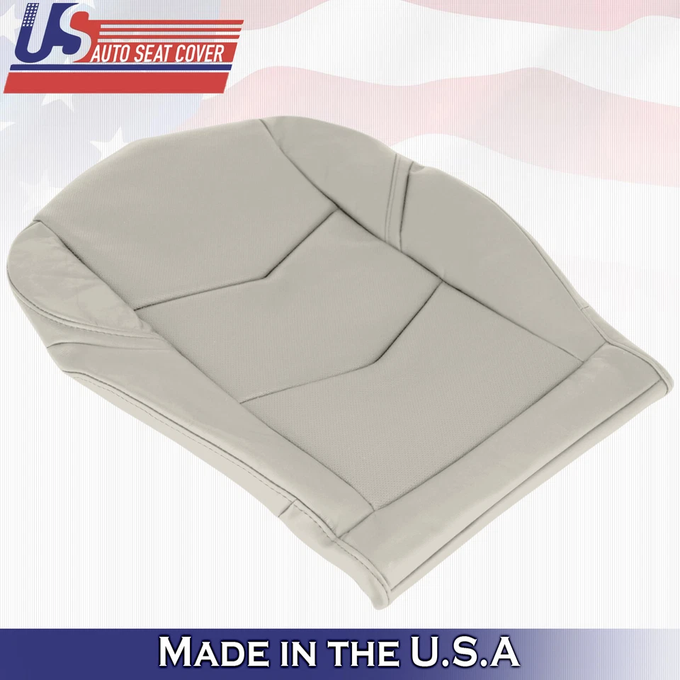 Cubierta de asiento de cuero inferior del lado del conductor para Cadillac Escalade 2015 a 2020 en color tostado Foto 4 de 4