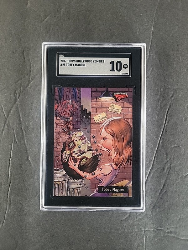 HOLLYWOOD ZOMBIES #23 TOBEY MAGORE (TOBEY MAGUIRE) SGC 10 GEM