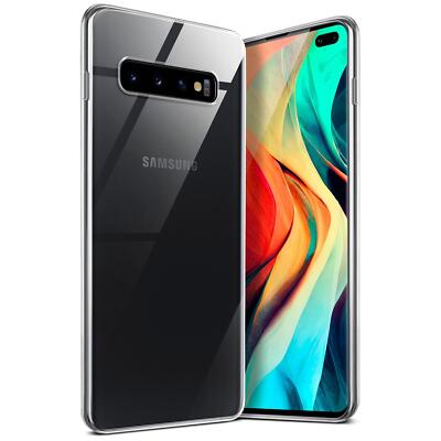 Hülle für Samsung Galaxy S10 Plus Schutzhülle Silikon Case Cover NEU Transparent