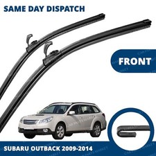 Front Windscreen 26" 19" Flat Aero Wiper Blades Pair for Subaru Outback 09-14