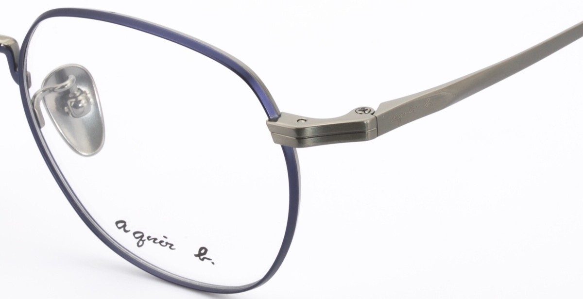 Brand New Authentic Agnes B AB70114 Co2 Titanium Optical
