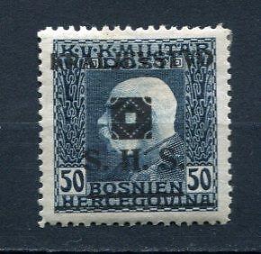 stamps 1.1～ Yugoslavia 1919 Sc 1L33 MH Overprint KRALJEVSTVO S.H.S. key stamp
