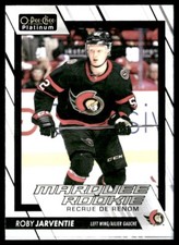 2023-24 O-Pee-Chee Platinum Marquee Rookies Rainbow Roby Jarventie #233 Rookie