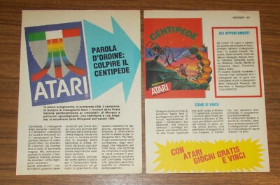Seltene Werbung | Review ATARI LYNX Centipede #1 1983
