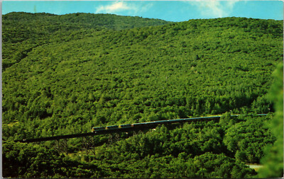 Algoma Central Railway Crossing Bellevue Valley--Postcard G589