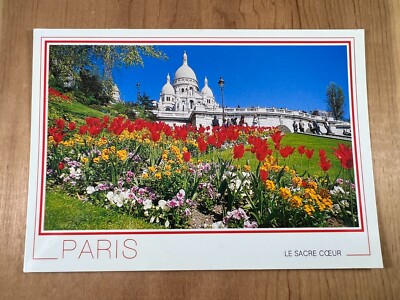 Vintage Postcard, Sacre Coeur, Montmartre, Paris, France
