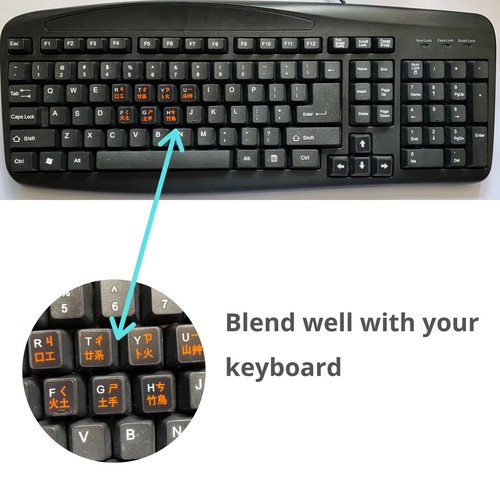 2 PCS Chinese keyboard stickers Waterproof Replacement Computer Laptop Keyboard - Picture 5 of 5