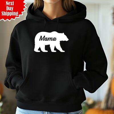 Mama Bär Hoodie bedruckt süß Mama Bär Muttertag Geschenk Damen Pullover Kapuze