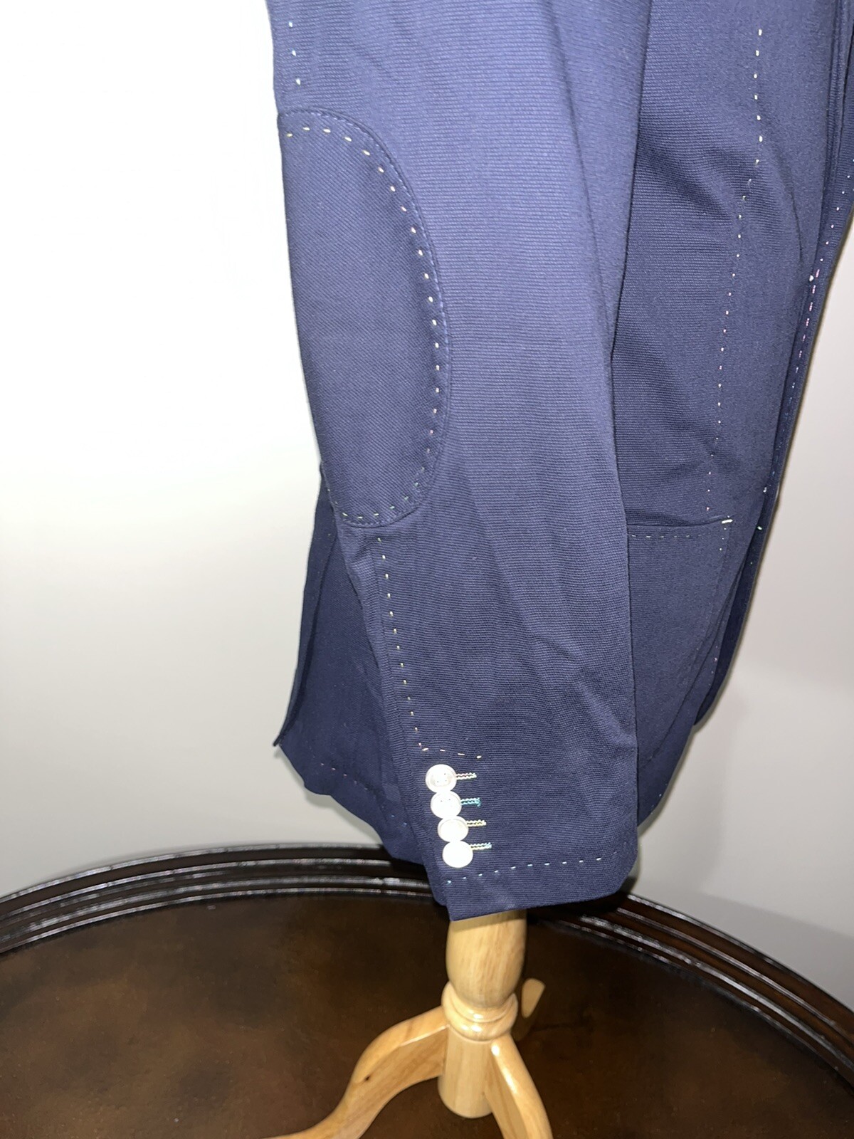 Men NAVYBOOT Elbow patch Hand stitched Blazer 38R - image 5