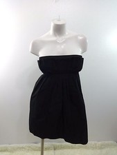 BCBGeneration WOMENS BLACK POLYESTER STRAPLESS EVENING MINI DRESS SIZE 8