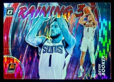 2020-21 DEVIN BOOKER DONRUSS OPTIC RAINING 3's RED PULSAR #11 H2 SSP SUNS MVP 