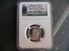 2010 s silver Hot Springs National Park quarter NGC PF 70 Ultra Cameo