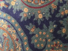 VINTAGE RALPH LAUREN TOSS PILLOW COVER WESTHEATH PAISLEY RUFFLED