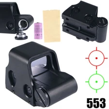 Red Green Dot Holographic Sight553 Tactical Airsoft Scope Sight 20mm Rail US