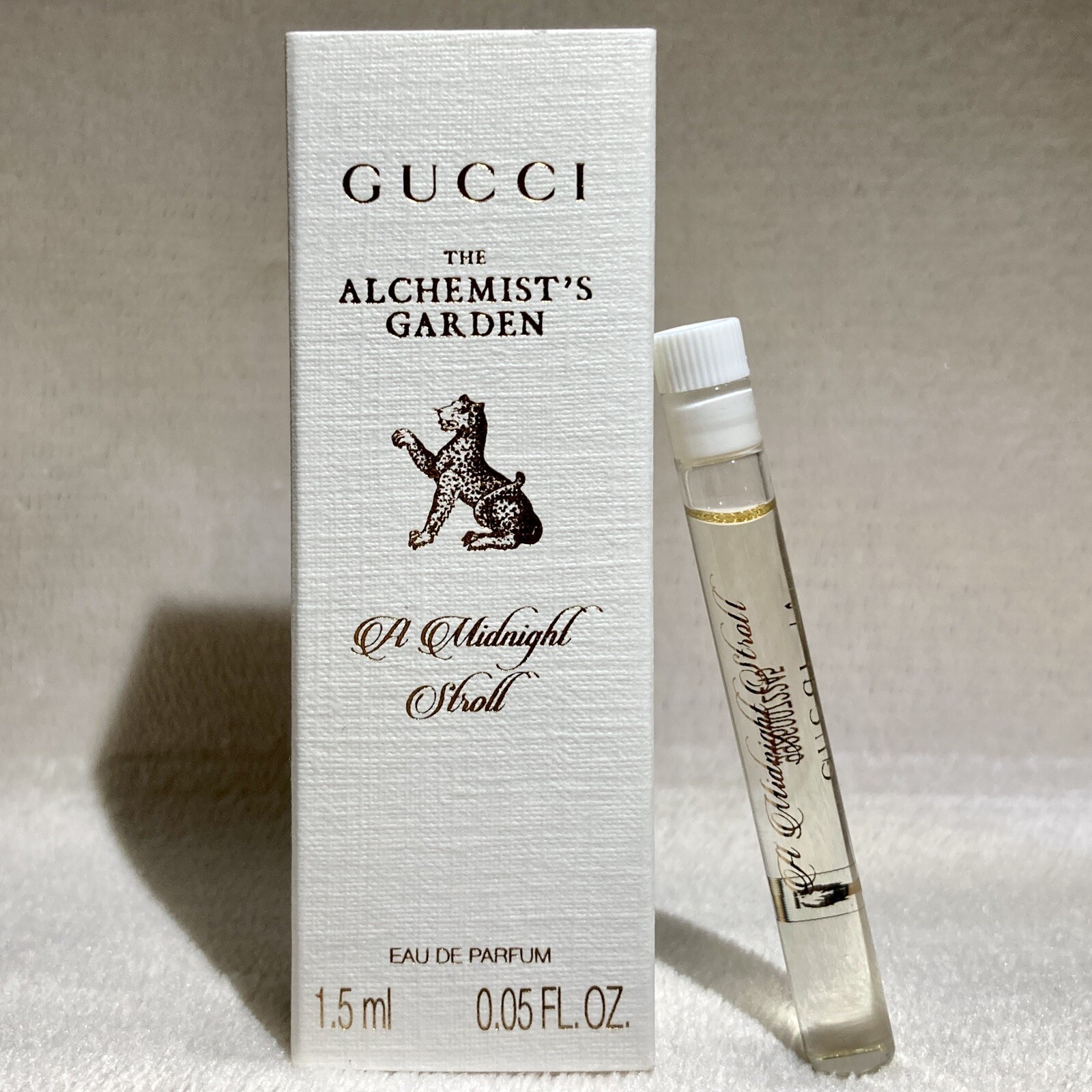 Gucci The Alchemist’s Garden A Midnight Stroll EDP Sample Vial .05oz, 1.5ml NIB