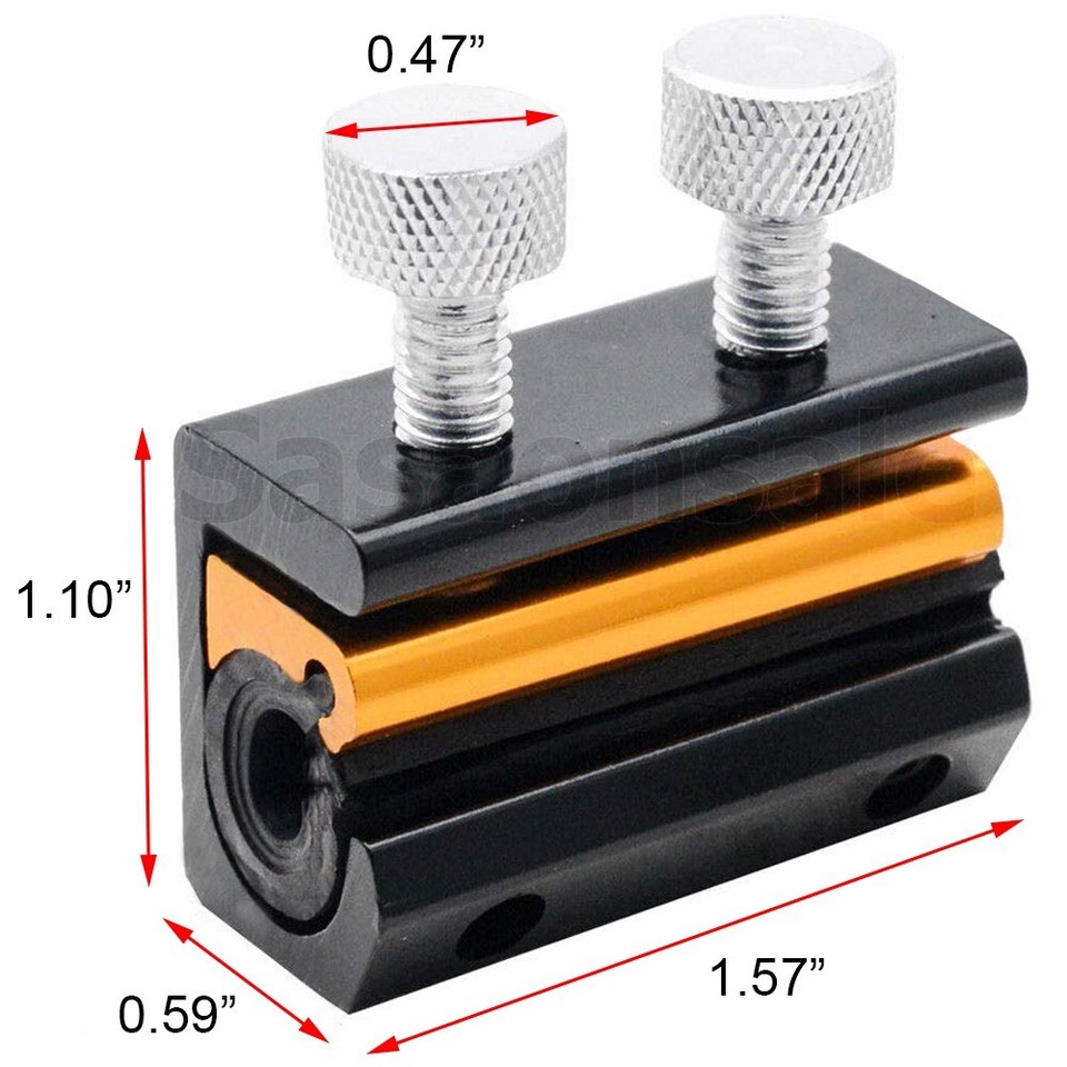 Motorcycle Dual Cable Lubricator Tool - Aluminum & Rubber Oiler For Throttle/Clutch Cables, Aerosol Clamp Compatible - View #10