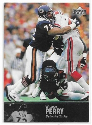 WILLIAM FRIDGE PERRY 1997 UD Legends card #156 Chicago Bears