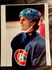 1991 GUY CARBONNEAU TYPE 1 PHOTO JOFA MONTREAL CANADIENS NHL HOCKEY AHL QMJHL
