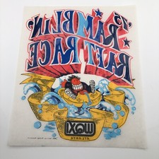 Vintage Budweiser 1975 Ramblin' Raft Race Atlanta Georgia Iron On Transfer