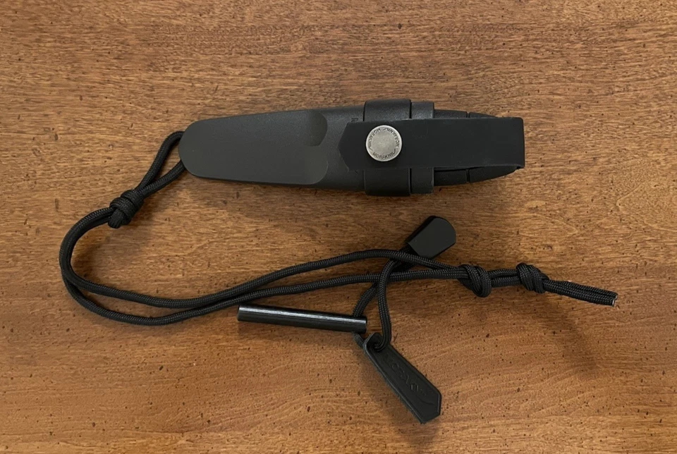 Cuchillo de hoja fija MoraKniv Eldris negro/Kit de inicio de fuego - AimPoint promocional Foto 2 de 3