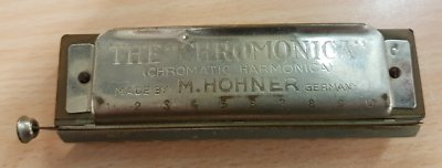 Old M. HOHNER THE CHROMONICA 10 Hole Mouth Harmonica Germany