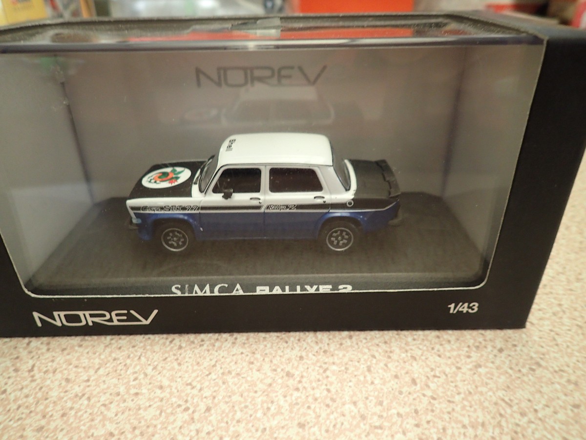 NOREV 571018 Simca 1000 Rallye 2 White/Blue Factory Sealed | eBay UK