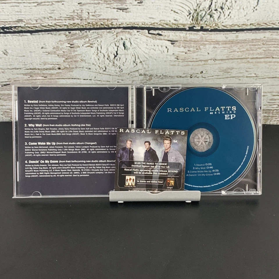 Rascal Flatts - Rewind [CD 2014 EP] Big Machine Records Country Music Album Foto 3 de 4