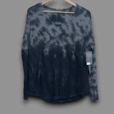 New! THREADS 4 THOUGHT Women's Sz M Lightweight Fleece lined Tie-Dye Shirt
