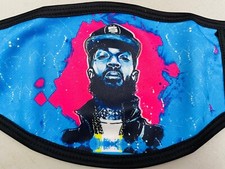 Nipsey Hussle New Edition Printed Face Mask Free Shipping and Returns USA Seller