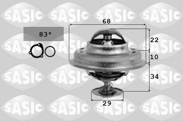 Thermostat eau Peugeot 205 II 1.7 1.9 D et 405 1.8 Turbo Diesel