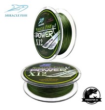 X12 Miracle Fish Power Grün 12 fach geflocht...