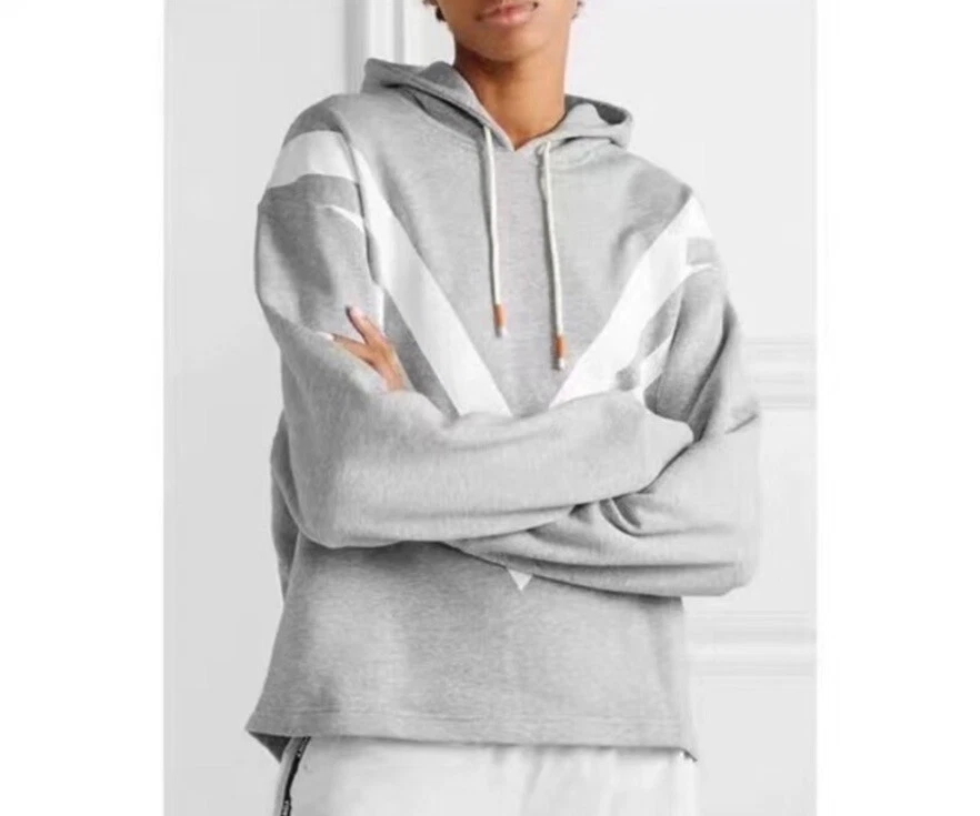 Tory burch french terry chevron 2025 hoodie