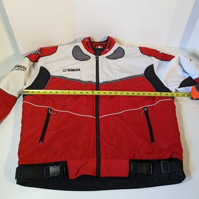 TEAM　YAMAHA　ジャンパー　レッド/ホワイト Vintage Yamaha Racing Sports Team Jacket Made in Japan Size