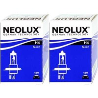 2X Neolux H4 60/55W P43T 12V Birne