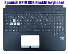 Spanish 8PIN RGB Backlit keyboard for Asus FX505G FX505GE FX505D FX505DY FX505DD