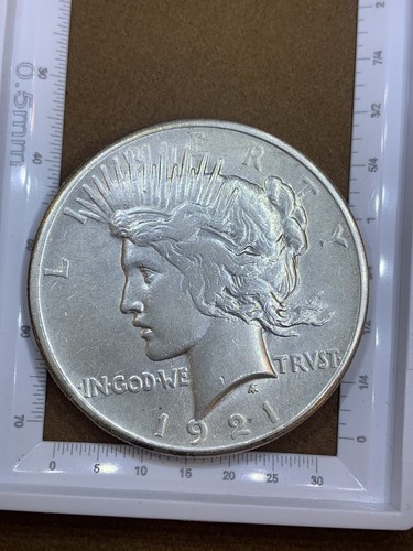Key Date-1921 Peace Silver Dollar- High Relief- CH BU+ 1,006,473 Minted